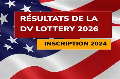 dv lottery 2024 results date